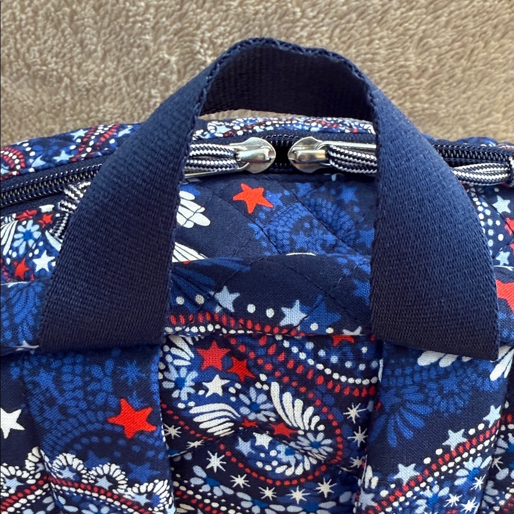 VERA BRADLEY Fireworks Paisley Celebration Backpack - Picture 7 of 13